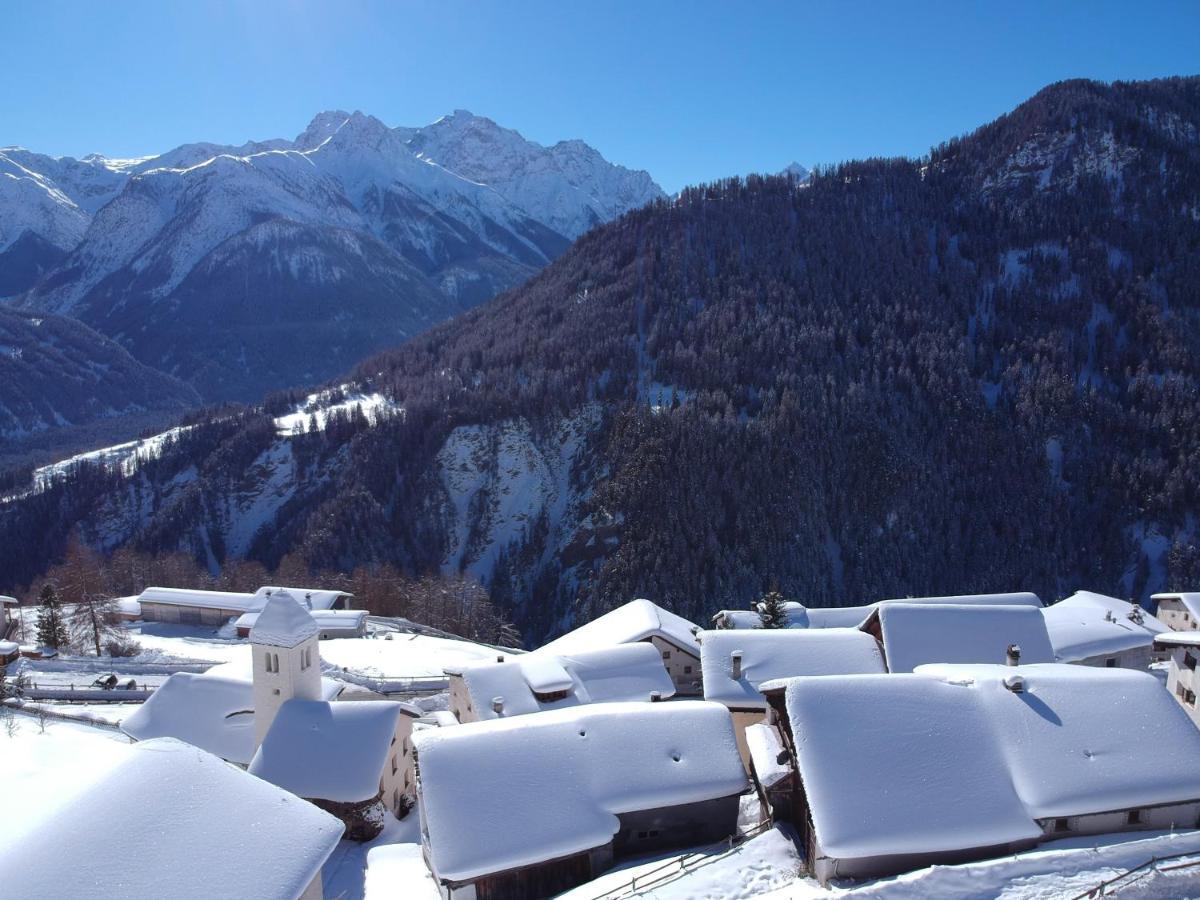 Tabla Heustall Piz Tschutta Vna Exterior foto